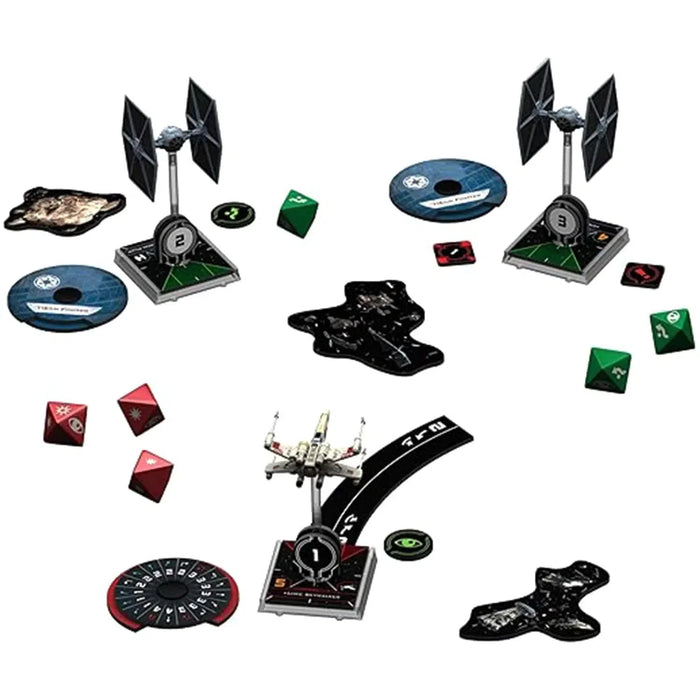 Star Wars X-Wing Second Edition Core Set - Miniature War Board Game for Family, and Adults (2 Players, Ages 14+) - Atomic Mass Games