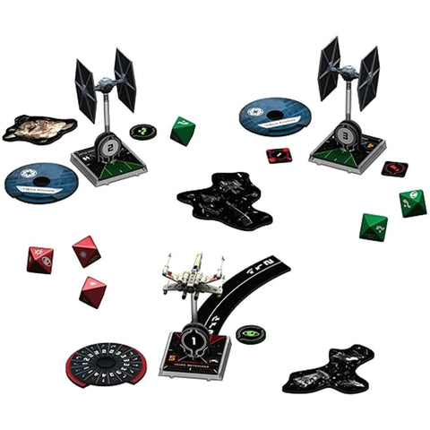 Star Wars X-Wing Second Edition Core Set - Miniature War Board Game for Family, and Adults (2 Players, Ages 14+) - Atomic Mass Games