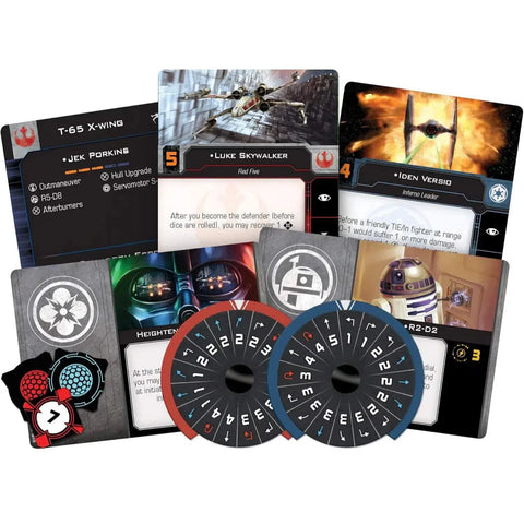 Star Wars X-Wing Second Edition Core Set - Miniature War Board Game for Family, and Adults (2 Players, Ages 14+) - Atomic Mass Games
