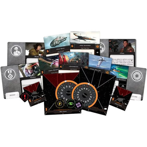 Star Wars X-Wing Second Edition Core Set - Miniature War Board Game for Family, and Adults (2 Players, Ages 14+) - Atomic Mass Games