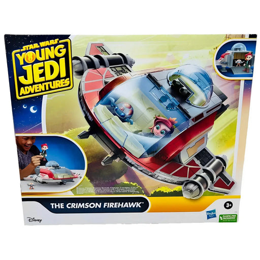 Star Wars: Young Jedi Adventures - The Crimson Firehawk Vehicle & Figure Toy Set - Hasbro