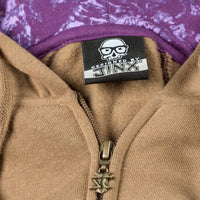 StarCraft II - Zerg Carapace Zip-up Hoodie (Brown / Purple) - J!NX- Image 2