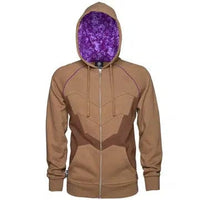 StarCraft II - Zerg Carapace Zip-up Hoodie (Brown / Purple) - J!NX- Image 1