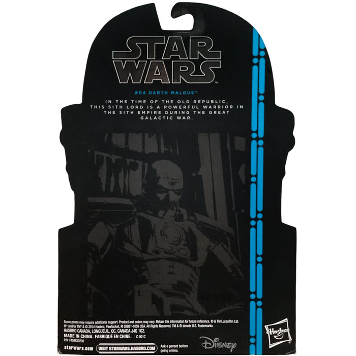 Star Wars - Darth Malgus Action Figure (3.75") - Hasbro - The Black Series (04) - (2014)