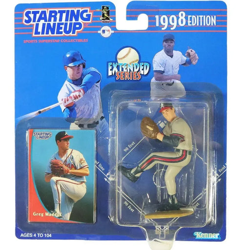 Starting Lineup [MLB: Atlanta Braves] - Greg Maddux Baseball Figure - Kenner - 1998 Edition Extended Series