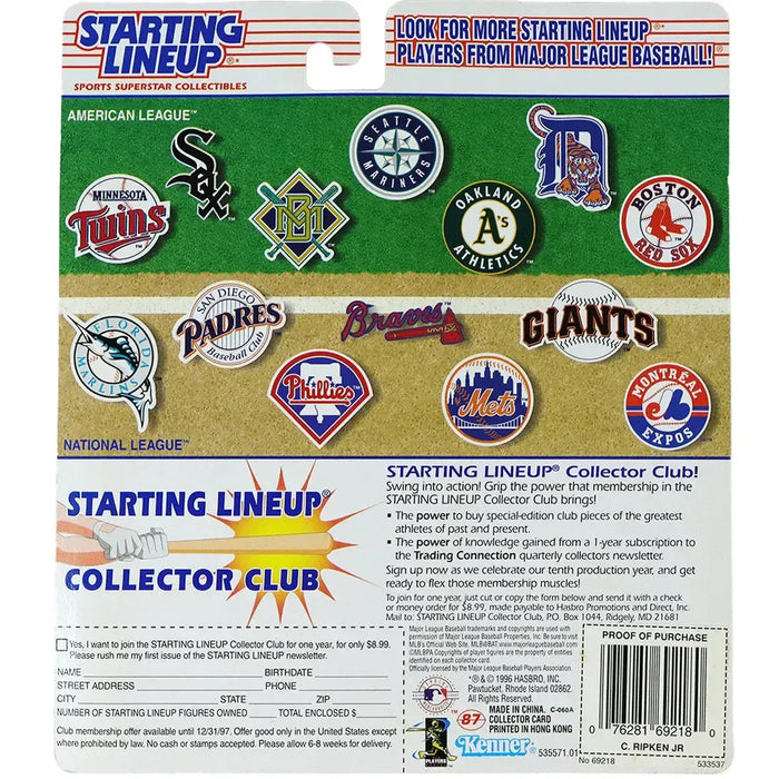 Starting Lineup [MLB: Baltimore Orioles] - Cal Ripken Jr. Baseball Figure - Kenner - 1997 Edition Series