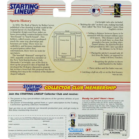 Starting Lineup [MLB: St. Louis Cardinals] - Mark McGwire Baseball Figure - Hasbro - 1998 Edition Extended Series