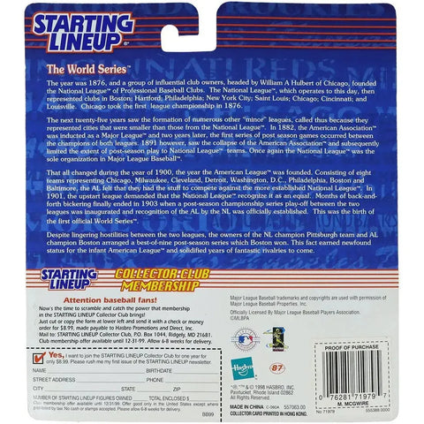 Starting Lineup [MLB: St. Louis Cardinals] - Mark McGwire Baseball Figure - Hasbro - 1999 Edition Series