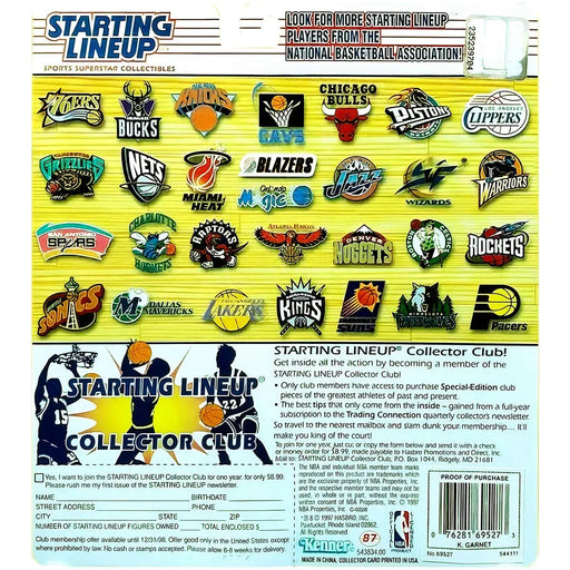 Starting Lineup [NBA: Minnesota Timberwolves] - Kevin Garnett Basketball Figure (5") - Kenner - 10th Year 1997 Edition Series