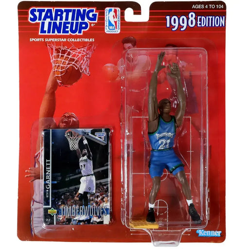 Starting Lineup [NBA: Minnesota Timberwolves] - Kevin Garnett Figure - Mattel - 1998 Edition Series