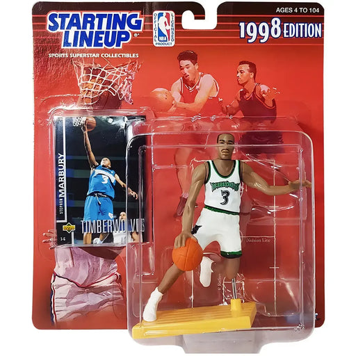 Starting Lineup [NBA: Minnesota Timberwolves] - Stephon Marbury Basketball Figure (5") - Kenner - 1998 Edition Series