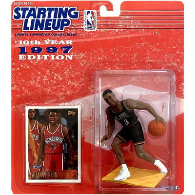 Starting Lineup [NBA: Philadelphia 76ers] - Allen Iverson Basketball Figure (5