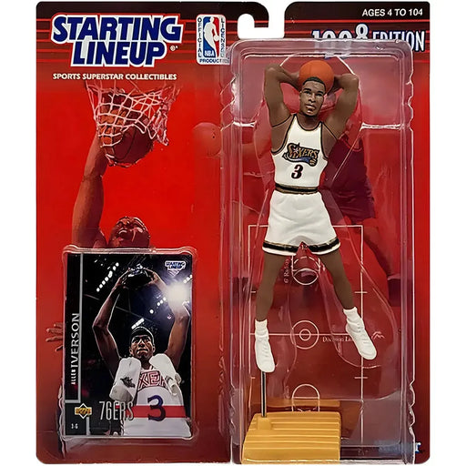 Starting Lineup [NBA: Philadelphia 76ers] - Allen Iverson Basketball Figure (5") - Kenner - 1998 Edition Series