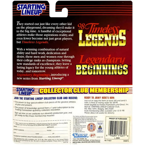 Starting Lineup [NCAA Basketball: Indiana State] - Larry Bird Basketball Figure (6