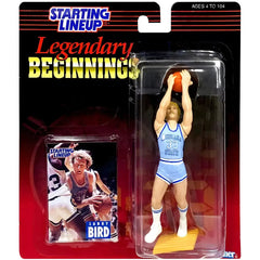 Starting Lineup [NCAA Basketball: Indiana State] - Larry Bird Basketball Figure (6") - Kenner - Legendary Beginnings Series