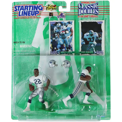 Starting Lineup [NFL: Dallas Cowboys] - Emmitt Smith & Tony Dorsett Football Figure Set - Kenner - 1997 Classic Doubles Series
