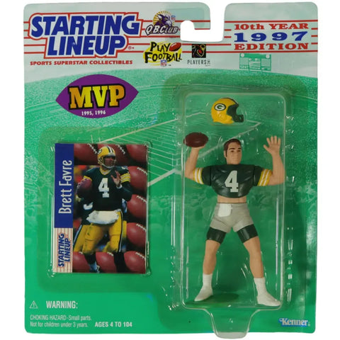Starting Lineup [NFL: Green Bay Packers] - Brett Favre Football Figure - Kenner - 1997 Edition Series