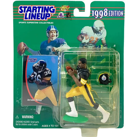 Starting Lineup [NFL: Pittsburgh Steelers] - Jerome Bettis Football Figure - Kenner - 1998 Edition Series