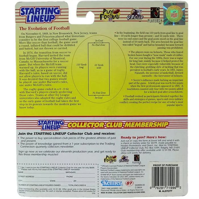 Starting Lineup [NFL: Tampa Bay Buccaneers] - Mike Alstott Football Figure - Kenner - 1998 Edition Extended Series