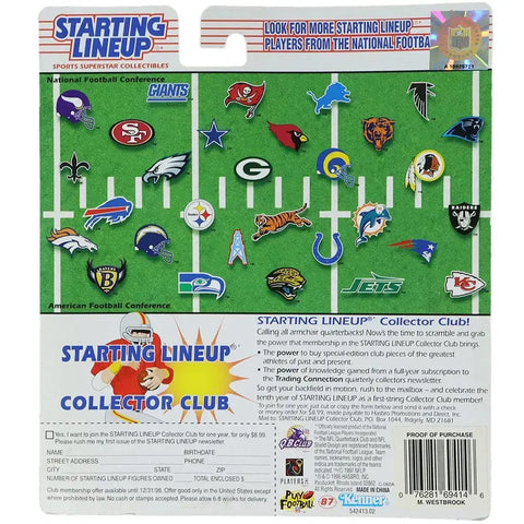 Starting Lineup [NFL: Washington Redskins / Commanders] - Michael Westbrook Football Figure - Kenner - 1997 Edition Series