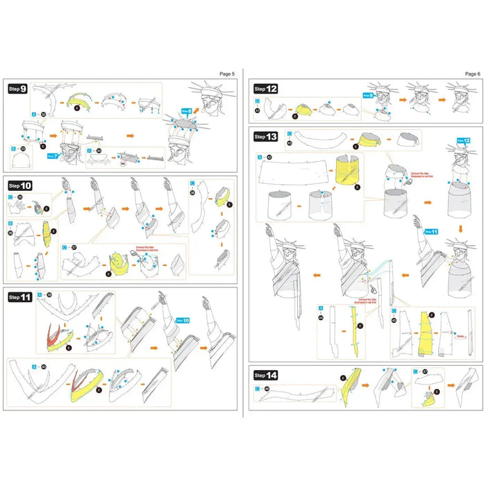 Statue of Liberty Figure Model Kit (Steel, Challenging Difficulty) - Fascinations - Metal Earth Premium Series