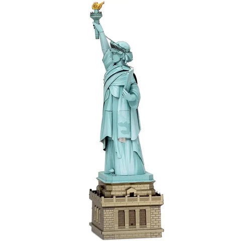 Statue of Liberty Figure Model Kit (Steel, Challenging Difficulty) - Fascinations - Metal Earth Premium Series