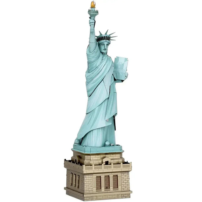 Statue of Liberty Figure Model Kit (Steel, Challenging Difficulty) - Fascinations - Metal Earth Premium Series