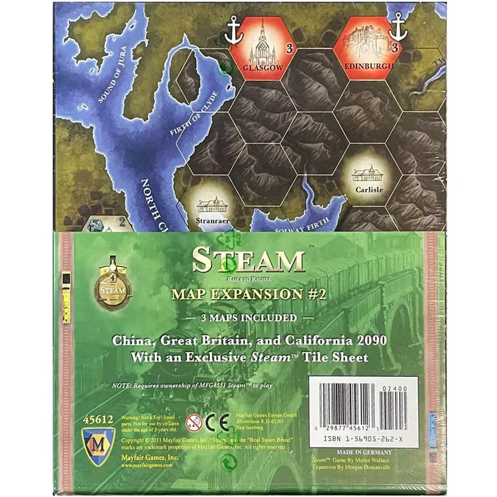 Steam: Rails to Riches [Map Expansion #2] - Board Game Expansion - Mayfair Games