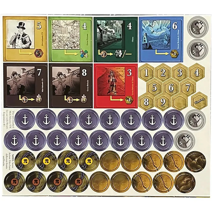 Steam: Rails to Riches [Map Expansion #2] - Board Game Expansion - Mayfair Games