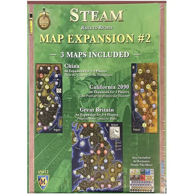 Steam: Rails to Riches [Map Expansion #2] - Board Game Expansion - Mayfair Games