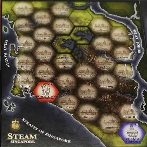 Steam: Rails to Riches [Map Expansion #3] - Board Game Expansion - Mayfair Games