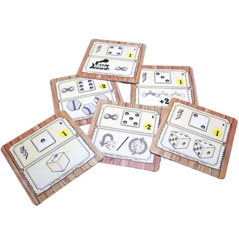 SteamRollers - Dice-Based Civilization Board Game for Family, Adults, and Children (1-5 Players, Age 13+) - Flatlined Games