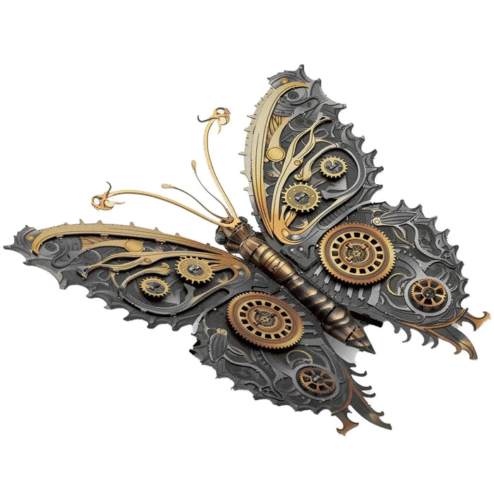 Steampunk Butterfly Figure Model Kit (Steel, Easy Difficulty) - Fascinations - Metal Earth Series - (2024)