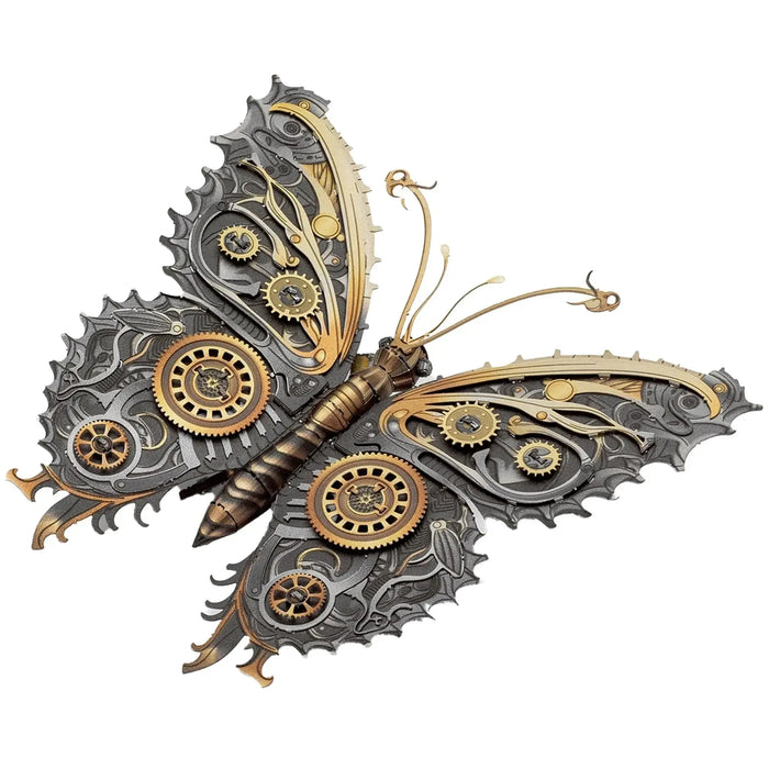 Steampunk Butterfly Figure Model Kit (Steel, Easy Difficulty) - Fascinations - Metal Earth Series - (2024)