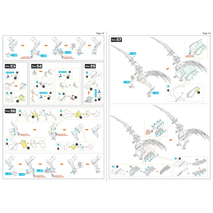 Steel Dragon Figure Model Kit (Steel, Hard Difficulty) - Fascinations - Metal Earth Premium Series - (2023)