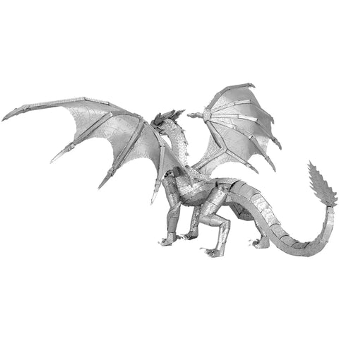 Steel Dragon Figure Model Kit (Steel, Hard Difficulty) - Fascinations - Metal Earth Premium Series - (2023) - Image 4