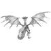 Steel Dragon Figure Model Kit (Steel, Hard Difficulty) - Fascinations - Metal Earth Premium Series - (2023)