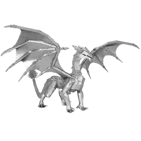 Steel Dragon Figure Model Kit (Steel, Hard Difficulty) - Fascinations - Metal Earth Premium Series - (2023) - Image 6