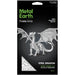 Steel Dragon Figure Model Kit (Steel, Hard Difficulty) - Fascinations - Metal Earth Premium Series - (2023)