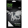 Steel Dragon Figure Model Kit (Steel, Hard Difficulty) - Fascinations - Metal Earth Premium Series - (2023)