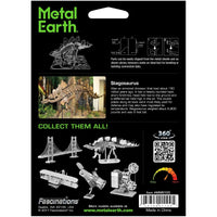 Stegosaurus Skeleton Dinosaur 3D Figure Model Kit (Steel, Moderate Difficulty...- Image 3