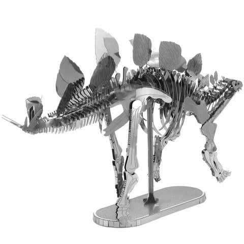 Stegosaurus Skeleton Dinosaur 3D Figure Model Kit (Steel, Moderate Difficulty) - Fascinations - Metal Earth Series - (2022) - Image 5