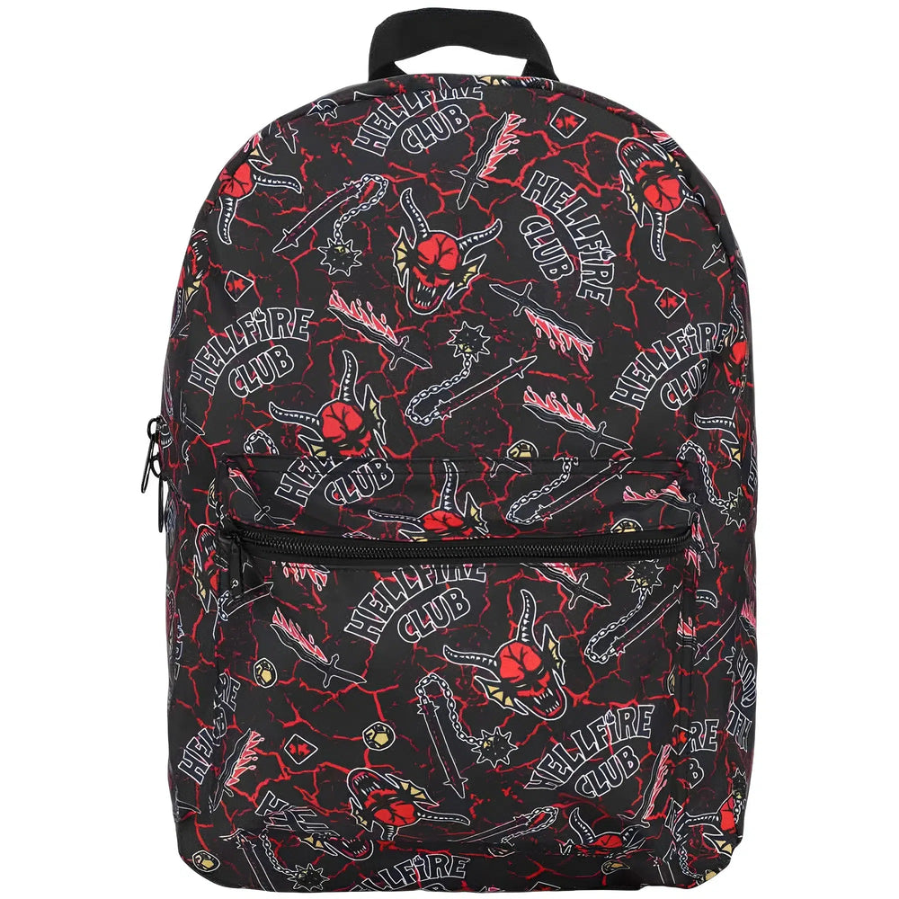 Stranger Things - Hellfire Club Laptop Backpack (All Over Print) - Bioworld