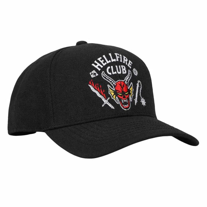Stranger Things - Hellfire Club Snapback Hat (Pre-Curved Bill) - Bioworld