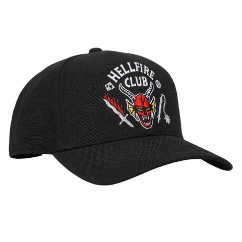 Stranger Things - Hellfire Club Snapback Hat (Pre-Curved Bill) - Bioworld