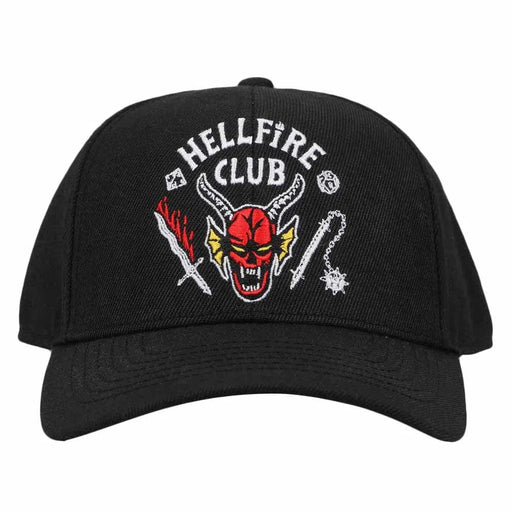 Stranger Things - Hellfire Club Snapback Hat (Pre-Curved Bill) - Bioworld