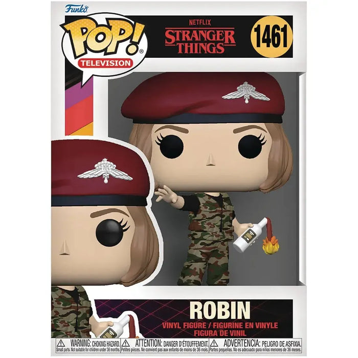 Stranger Things - Hunter Robin with Molotov Cocktail Figure (3.95") - Funko - Pop! Television Series (1461)