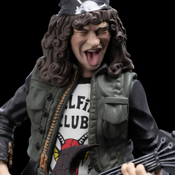 Stranger Things - Rockstar Eddie Munson with Guitar Figure (6.14") - Weta Workshop - Mini Epics Series (15)