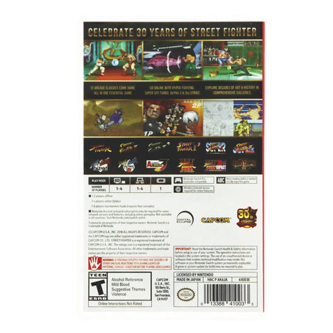 Street Fighter: 30th Anniversary Collection - Nintendo Switch