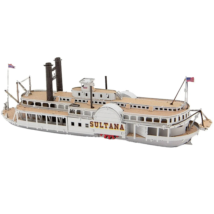 Sultana Steamboat 3D Figure Model Kit (1:624 Scale, Steel, Easy Difficulty) - Fascinations - Metal Earth Series - (2024)